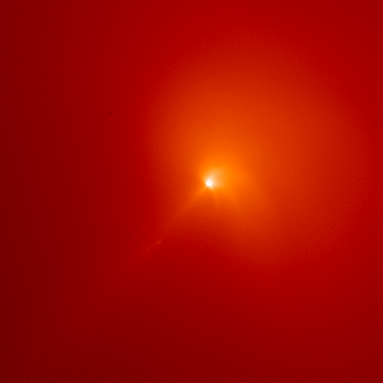 Aufnahme von Komet Hyakutake mit dem HST